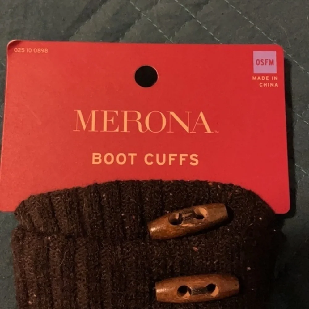 Black boot cuffs 061